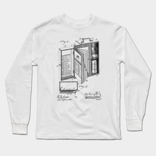 Emergency Case vintage patent drawing Long Sleeve T-Shirt